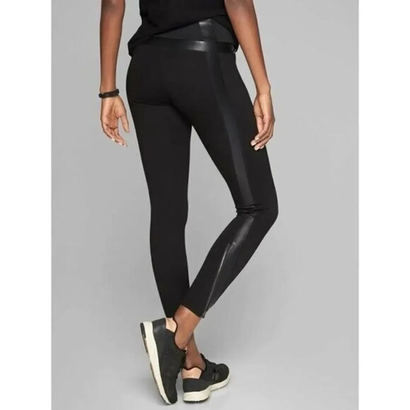 Athleta Pants - Athleta Petite Black Luxe Tight Legging Athletic Pants SP